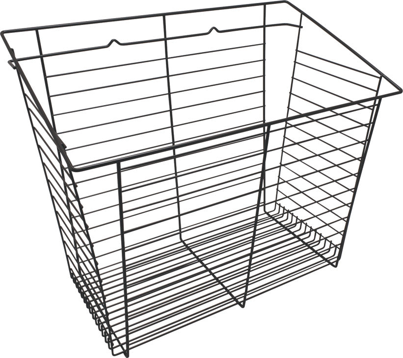 Wire Laundry Hamper, Slanted Hook-On