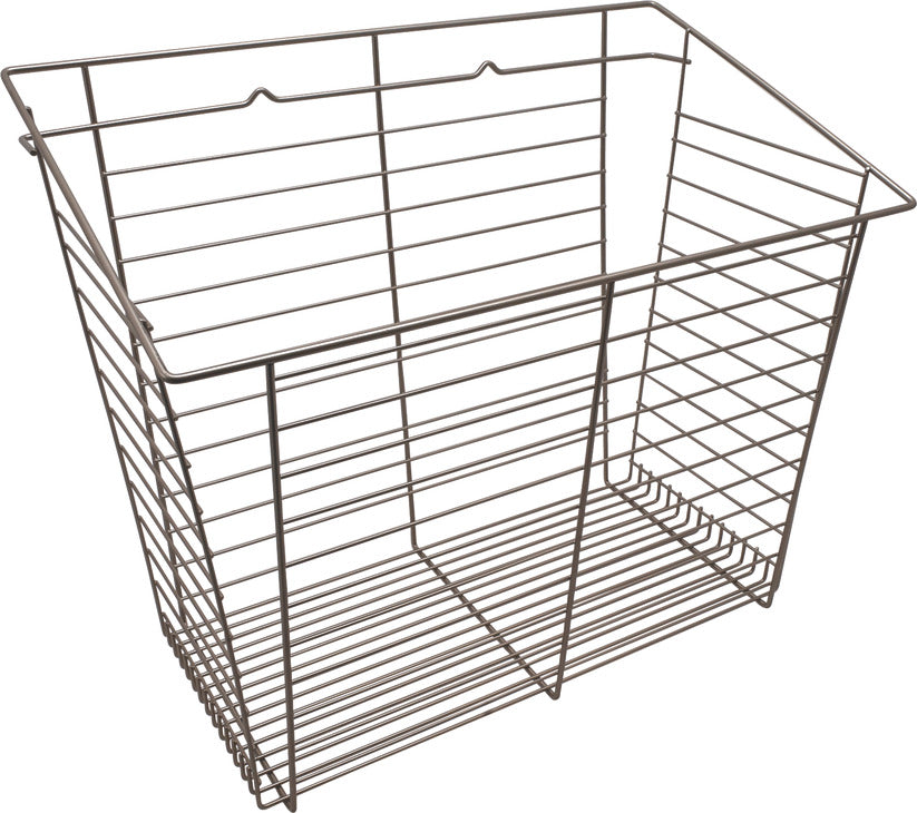 Wire Laundry Hamper, Slanted Hook-On