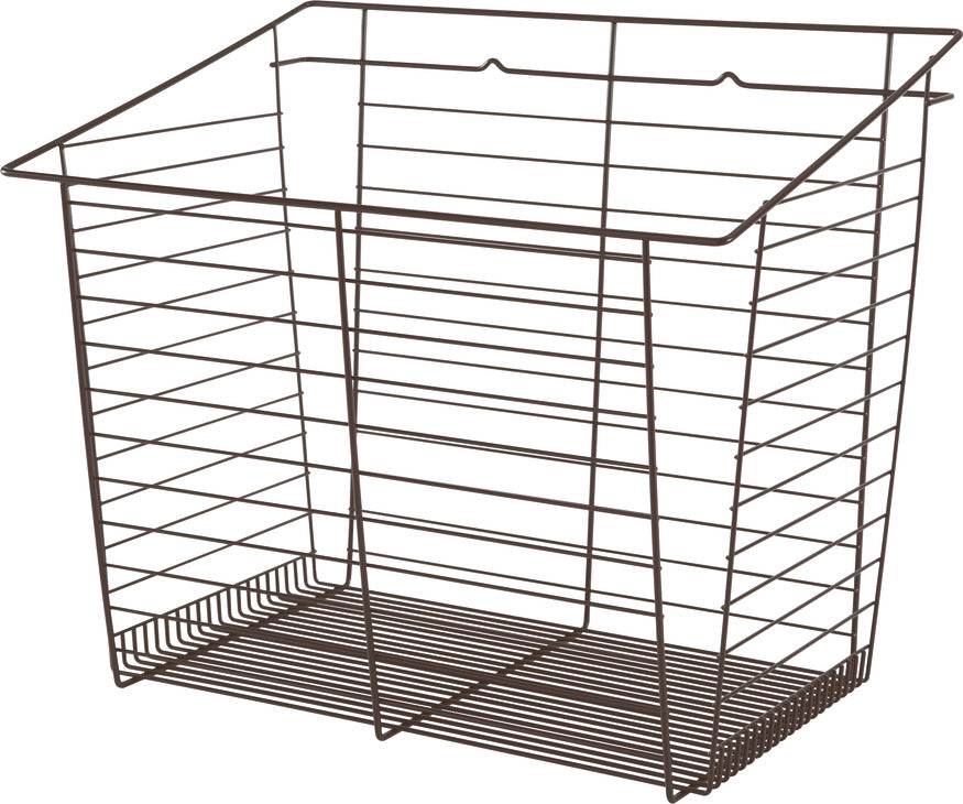 Wire Laundry Hamper, Slanted Hook-On