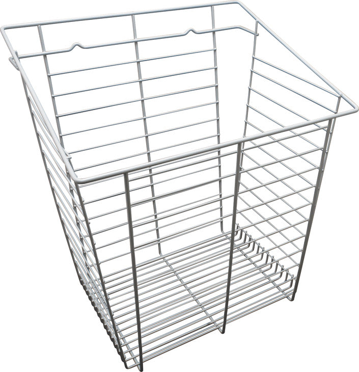 Wire Laundry Hamper, Slanted Hook-On