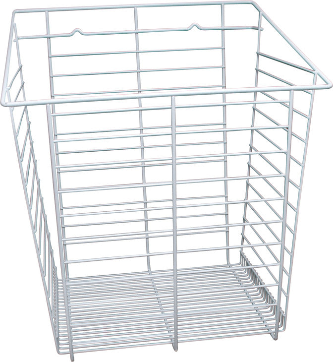 Wire Laundry Hamper, Slanted Hook-On