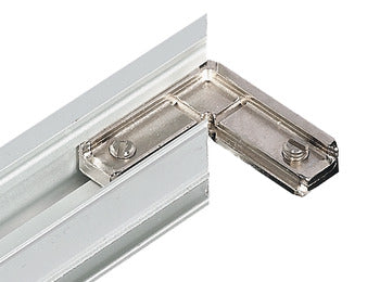Corner Connector, for Aluminum Door Frame Profiles, 2 Screws
