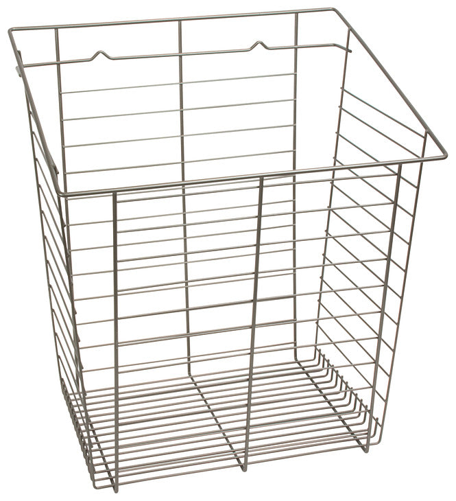 Wire Laundry Hamper, Slanted Hook-On