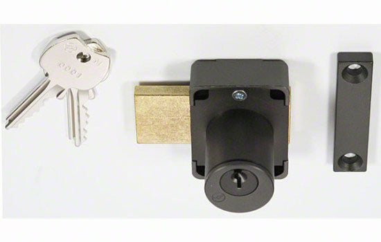 100-10B78MK01 - 7/8" Oil Rubbed Bronze 5 Pin Master Keyed Door Lock - Keyed Alike Key #0001