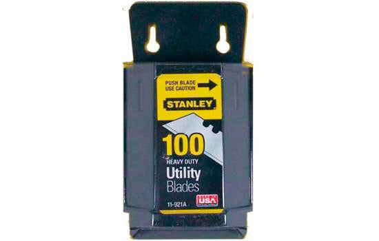11-921A - Utility Knife Blades Dispenser - 100ea Bulk