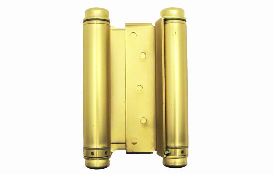 1303-4-6 - 6" Satin Brass Double Acting Spring Hinge