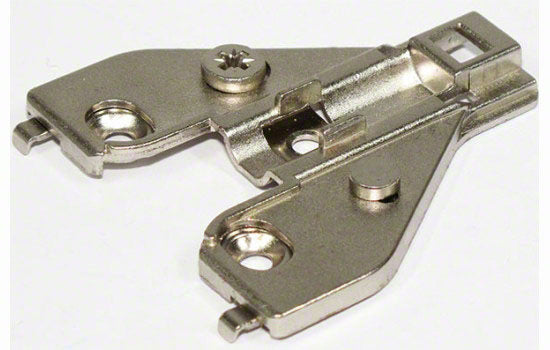 243-2032 - 0mm Screw-on Face Frame Baseplate for Cushion Hinges