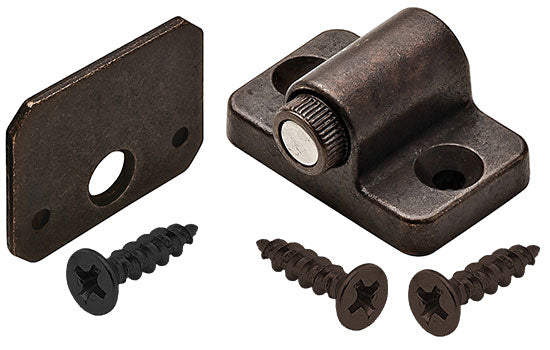 246.15.100 *KIT* - 3/4"L Oil-rubbed Bronze Adjustable Inset Magnetic Catch