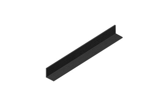 2505270368 - 23-5/8"W Black Ash Wood Depth Extender for StraightLine Drawer Organizer System