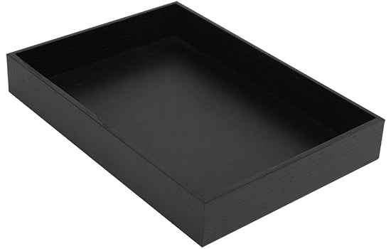 2505400368 - 11-13/16"W x 8-5/16"D Black Ash Wood Large Drawer Box for StraightLine Drawer Organizer System