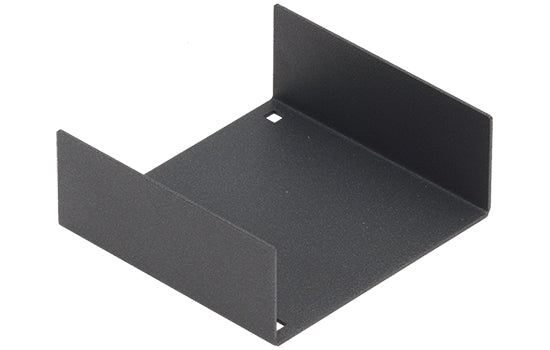 2505479844 - 3-5/8"W x 3-7/8"D Graphite Black Metal U-Shape Drawer Dividers for StraightLine Drawer Organizer System