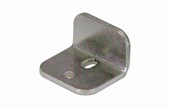 251.79.604 - Nickel Inset Double Door Stop with Brackets & Bumpers - 48ea per Pack