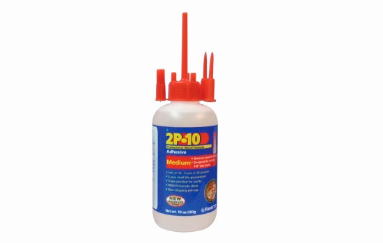 2P-10-MED10OZ - 10 oz Clear Medium Instant Wood Glue