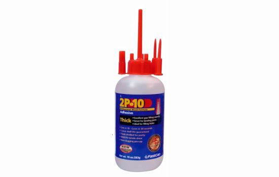 2P-10-THICK10OZ - 10 oz Clear Thick Instant Wood Glue