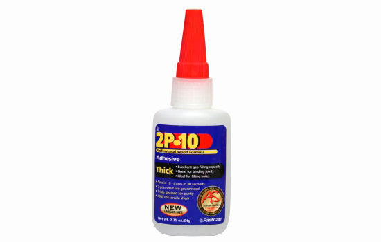 2P-10-THICK - 2 oz Clear Instant Wood Glue