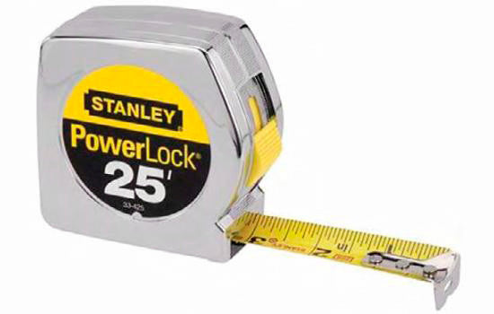 33-425 - 25'L x 1"W Standard Tape Measure