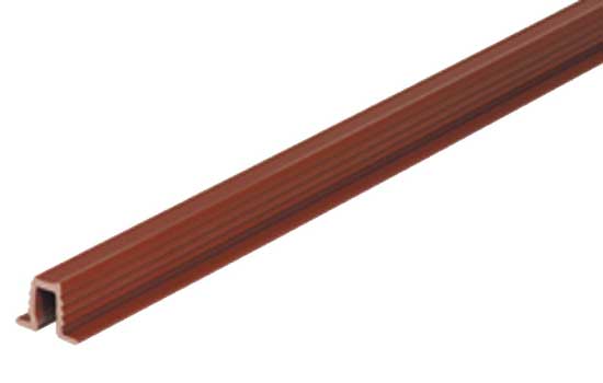 404.14.133 - 9' 10-1/8" Brown Plastic Press Fit Track Guide (Replaces 404.14.111)