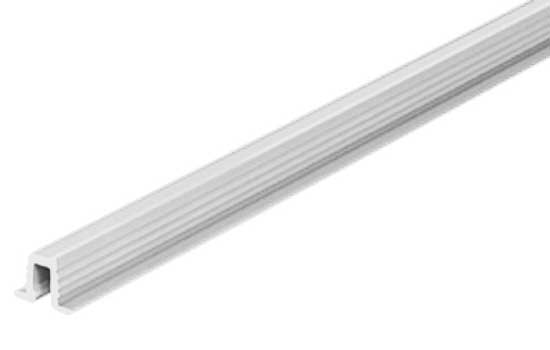 404.14.713 - 9'-10-1/8" White Plastic Press Fit Track Guide (Replaces 404.14.701)