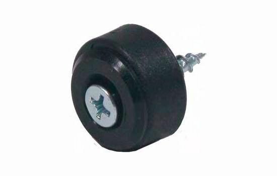 418.09.300 - 20mm x 12mm Black Pivot Roller Guide - 10ea per Box