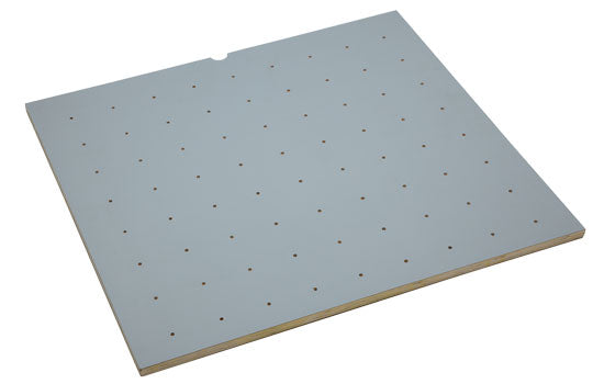 4DPBG-2421-1 - 24-1/8"W Grey Vinyl Drawer Pegboard (No Pegs)