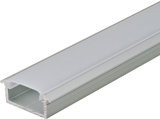 833.72.865 - 98-3/8"L Loox Recess Mount Aluminum Profile with Frosted Lens