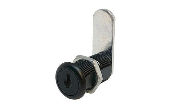 960-US19-MKKD - 1-3/4" Black Disc Tumbler Cam Lock for 1-7/16" Material - Keyed Different