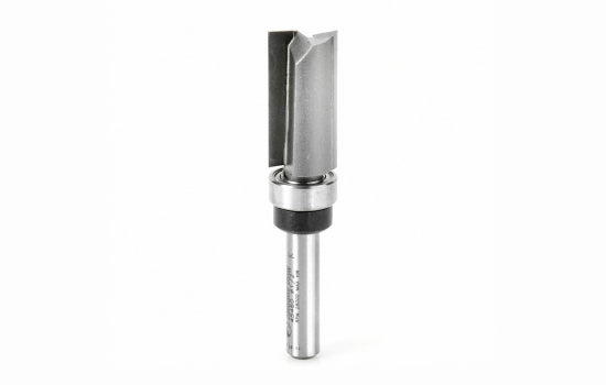 AM45460 - 2 Flute 1/2" Diameter x 1/4" Shank Plunge Router Bit with Ball Bearing