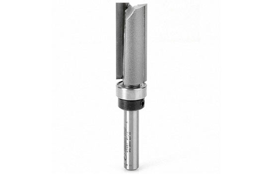 AM45461 - 2 Flute 1/2" Diameter x 1/4" Shank Plunge Router Bit with Ball Bearings