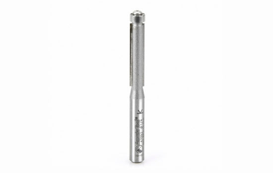 AM47092 - 2 Flute 1/4" Diameter x 1/4" Shank Flush Trim Router Bit