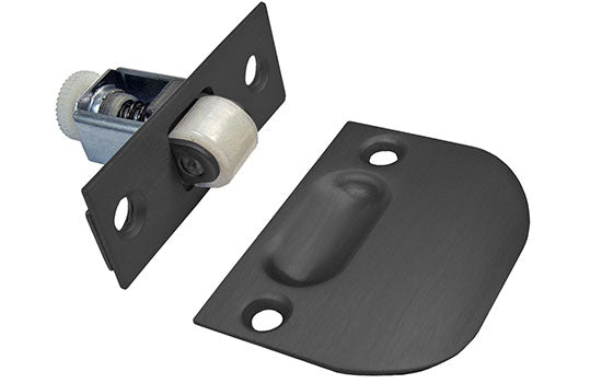 ARCT3350-19 - Black 2-1/4" x 7/8" Square Corner Roller Catch