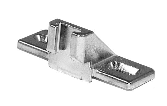 B130110026 - 5/8" Overlay Screw-on Edge Mount Baseplate for Compact Hinges