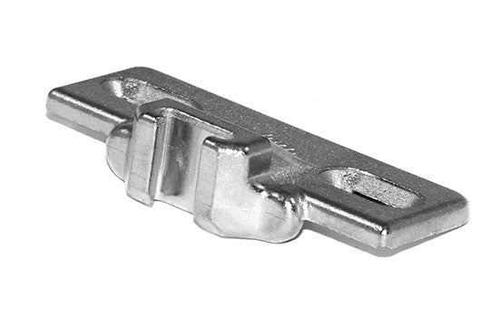 B130111002 - 1" Overlay Screw-on Edge Mount Baseplate for Compact Hinges