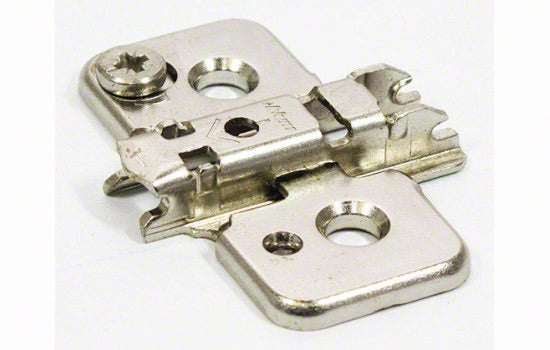 B173H9100 - 0mm Screw-on Cam Adjustable Wing Baseplate for Cliptop Hinges