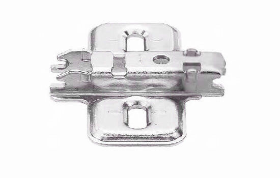 B173L6100 - 0mm Screw-on Wing Baseplate for Cliptop Hinges