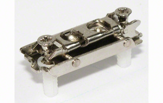 B177H3100E - 0mm Expando Dowel In Line Baseplate for Cliptop Hinges