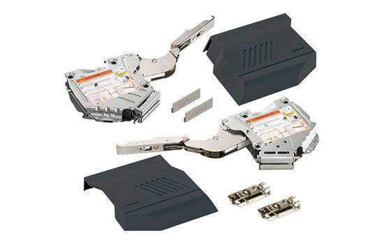 B20K2E-TG *KIT* - Aventos HK-S Lift Mechanism Power Factor 86-177 Dark Gray w/ Mounting Plates