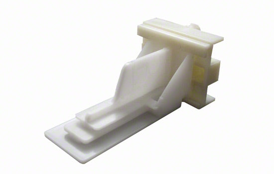 B2956410 - Gray Plastic Rear Plug in Socket for Blum 552/562/563 Slides with 8mm Dowels - Sold per Pair