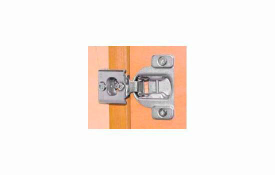 B38N358C.08 - 105 Degree 1/2" Overlay Self-closing Doweled Compact Hinge