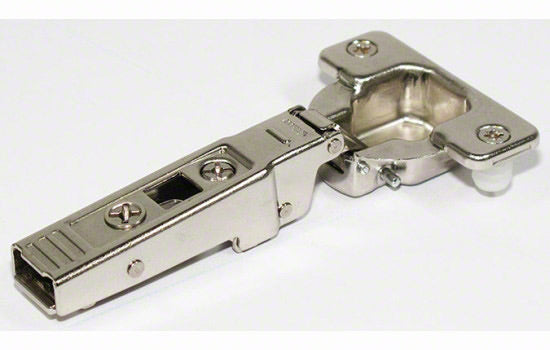 B70T958 - 95 Degree Free-swinging Doweled Overlay Thick Door Hinge