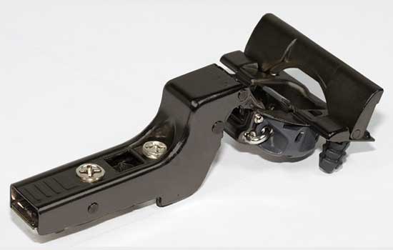 B71B3790BK - 110 Degree Soft-closing Inserta Inset Onyx Black Hinge