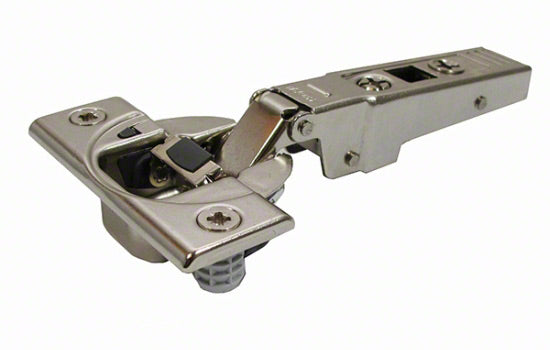 B71B9580 - 95 Degree Soft-closing Doweled Overlay Thick Door Hinge