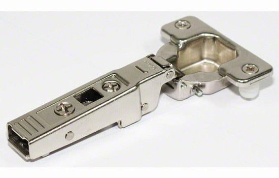 B71T958 - 95 Degree Self-closing Doweled Overlay Thick Door Hinge