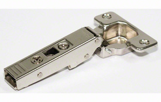 B75T155 - 107 Degree Self-closing Screw On Overlay Hinge