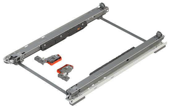 B769R5337SF - 18" Width 135LB Rating Movento Waste/Recycle Slides With Locking Devices