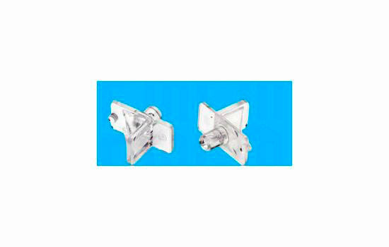 BB1811C32 - 1/4" Pin Clear Angle Shelf Pin  - 100 per box