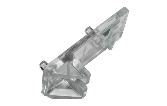 BB32201CL-32 - 5mm Pin Clear Locking Shelf Clip for 3/4" or 1" Shelves - 100 per Box
