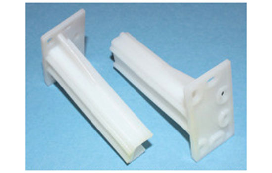 BB662SCR-52 - 3" White Nylon Right Hand Self Closing Rear Socket for MCES Series Slides -  500 per Box