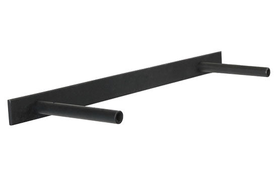 BFSHD2606CSB1 - 26" Wide Black Steel Surface Mount Concealed Shelf Bracket