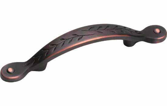 BP1580ORB - 3" Center to Center Oil-rubbed Bronze Nature's Splendor Collection Pull
