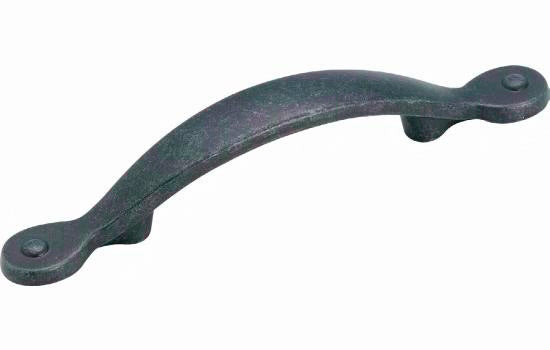 BP1590WID - 3" Center to Center Wrought Iron Dark Inspirations Collection Pull